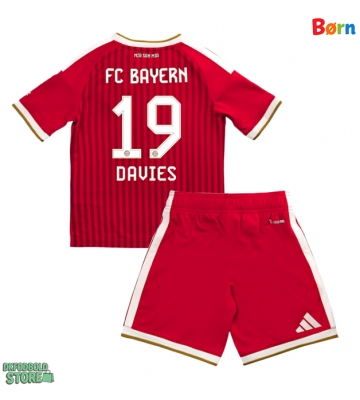 Bayern Munich Alphonso Davies #19 Replika Babytøj Hjemmebanesæt Børn 2026-27 Kortærmet (+ Korte bukser)